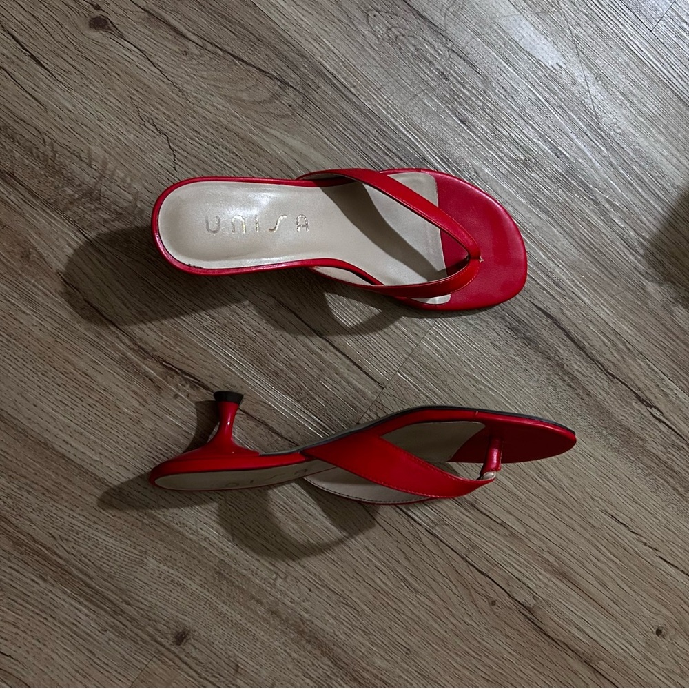 Unisa Women's Bold Red Sandals - Picture 2 of 4